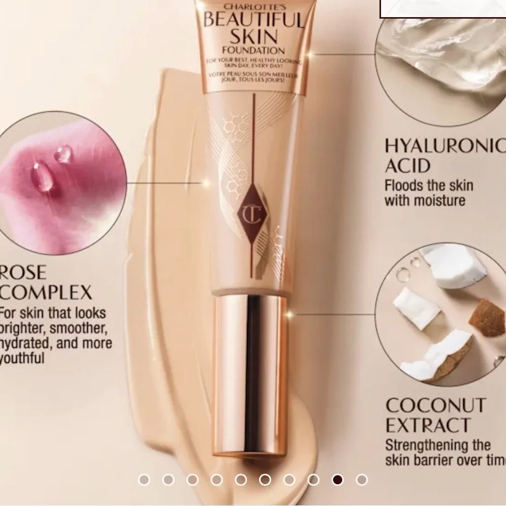 Charlotte Tilbury 7 WARM Beautiful Skin Foundation NIB‎